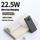 Fast Charging Power Bank with Built-in Cables