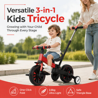🔥HOT SALE 50% OFF🔥3-in-1 Kids’ Tricycle Balance Bike
