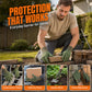 🧤 Rubber-Coated Work Gloves – Durable Grip & Flexible Fit