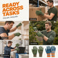 🧤 Rubber-Coated Work Gloves – Durable Grip & Flexible Fit