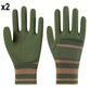 🧤 Rubber-Coated Work Gloves – Durable Grip & Flexible Fit