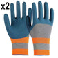 🧤 Rubber-Coated Work Gloves – Durable Grip & Flexible Fit