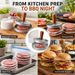 🍔 Burger Press with Wooden Handle – Perfect Patties Made Easy 🔥