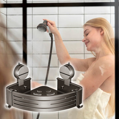 🛁 Suction Cup Shower Organizer – No-Drill Bathroom Storage Shelf