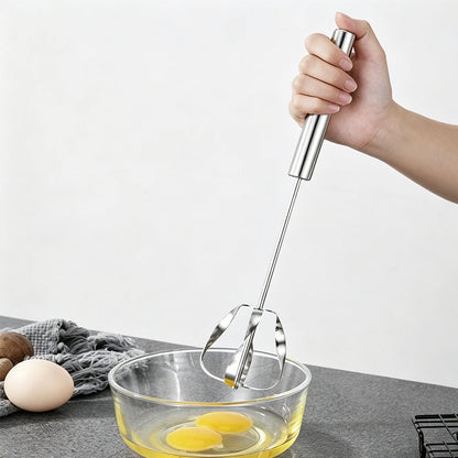 🥚 Easy Press Egg Beater – Whisk with One Simple Push 🌀