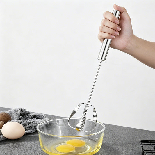🥚 Easy Press Egg Beater – Whisk with One Simple Push 🌀