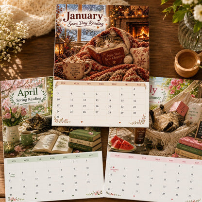🐱 Cute Cat Calendar – Plan Your Days With Cozy Feline Moments ✨
