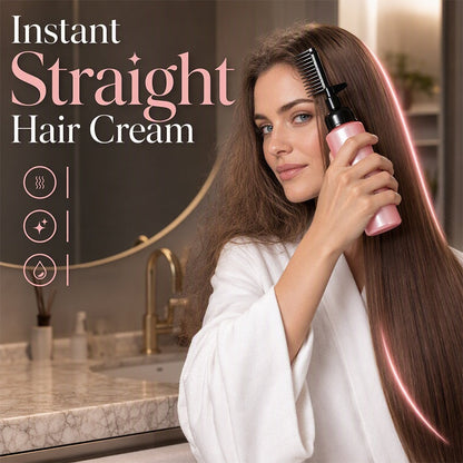 💇‍♀️ Hair Smoothing Cream with Comb – Smooth & Style in Minutes ✨