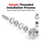 🧰 Quick-Release Cabinet Pins – Push-Button Fasteners for Wood Panels