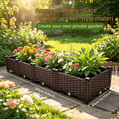 🌱 DIY Raised Garden Bed Planter – Build Your Perfect Growing Space💧