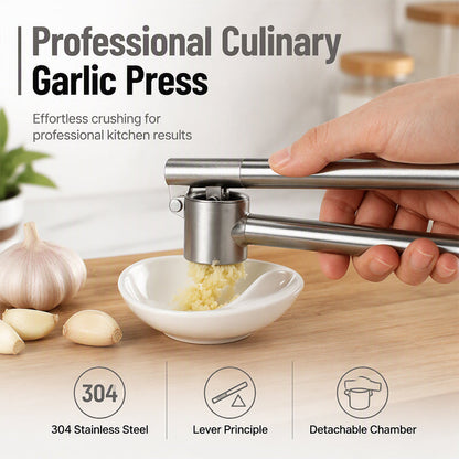 🧄 Stainless Steel Garlic Press – Make Fresh Garlic Prep Easier ✨