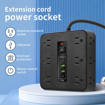🔌 Cube Power Strip – Charge More Devices With Less Clutter ✨