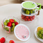 Multi-Functional Kitchen Drain Basket with Lid