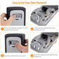 🔐 4-Digit Key Lock Box – Wall-Mounted Secure Storage for Spare Keys