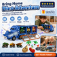 🦖 Dinosaur Car Carrier Playset – Lights, Music & Launching Cars for Kids 🚗