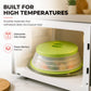 🍽️ 2-in-1 Microwave Food Cover – Splash Guard & Leftover Storage Lid ✨