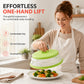 🍽️ 2-in-1 Microwave Food Cover – Splash Guard & Leftover Storage Lid ✨