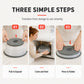 🍽️ 2-in-1 Microwave Food Cover – Splash Guard & Leftover Storage Lid ✨