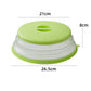 🍽️ 2-in-1 Microwave Food Cover – Splash Guard & Leftover Storage Lid ✨
