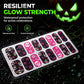 🎃 Halloween Glow Nail Wraps – Waterproof Luminous Gel-Style Manicure ✨