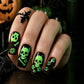 🎃 Halloween Glow Nail Wraps – Waterproof Luminous Gel-Style Manicure ✨