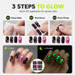 🎃 Halloween Glow Nail Wraps – Waterproof Luminous Gel-Style Manicure ✨