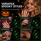 🎃 Halloween Glow Nail Wraps – Waterproof Luminous Gel-Style Manicure ✨