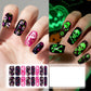 🎃 Halloween Glow Nail Wraps – Waterproof Luminous Gel-Style Manicure ✨