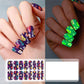 🎃 Halloween Glow Nail Wraps – Waterproof Luminous Gel-Style Manicure ✨