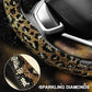 👑 Rhinestone Steering Wheel Cover – Add Sparkle to Your Drive