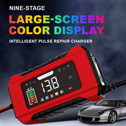 🚗 Smart Battery Charger – Recharge, Repair & Protect Your Battery ✨
