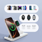 🔋 3-in-1 Wireless Charging Station – Charge Your Phone, Watch & Earbuds Together ✨