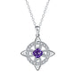 ☘️ Celtic Knot Birthstone Necklace – Personalized Elegance for Every Look