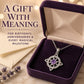☘️ Celtic Knot Birthstone Necklace – Personalized Elegance for Every Look