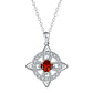 ☘️ Celtic Knot Birthstone Necklace – Personalized Elegance for Every Look