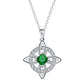 ☘️ Celtic Knot Birthstone Necklace – Personalized Elegance for Every Look