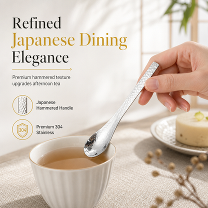 🍰 Japanese Dessert Spoon – Elegant, Comfortable & Built to Last