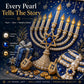 🥳2026 HOT SALE🥳DIY Hanukkah Pearl Art Kit with Wood Frame