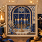 🥳2026 HOT SALE🥳DIY Hanukkah Pearl Art Kit with Wood Frame