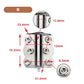 🚪 Self-Closing Spring Door Hinges – Automatic Door Closing Mechanism