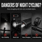🚴 Dual-Light Bike Safety Set – 180° Visibility & Waterproof Design