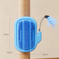 🐱 2-in-1 Cat Self Grooming Brush – Interactive Feather Toy