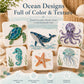 🌊 Ocean Sea Glass Mosaic Kit – Creative DIY Coastal Home Decor