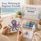 🌊 Ocean Sea Glass Mosaic Kit – Creative DIY Coastal Home Decor