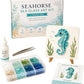 🌊 Ocean Sea Glass Mosaic Kit – Creative DIY Coastal Home Decor