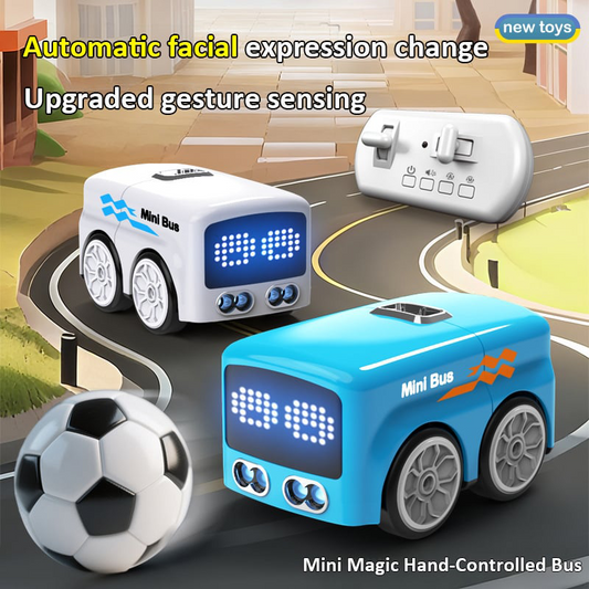 🚌 Interactive Remote Control Bus Toy – 4 Fun Modes & LED Expressions