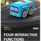 🚌 Interactive Remote Control Bus Toy – 4 Fun Modes & LED Expressions