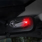Solar Powered Car Simulated Anti-Theft LED Warning Light