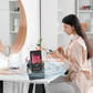 📱 4-in-1 Phone Speaker Stand – Wireless Audio & RGB Light