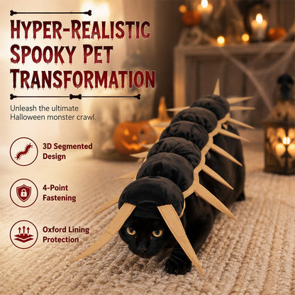 🐛 Centipede Pet Costume – Realistic 3D Halloween Look